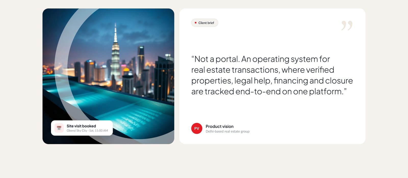 PropertySerch: Client brief