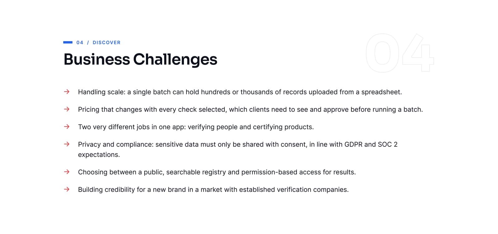 TruMarkZ: Business challenges